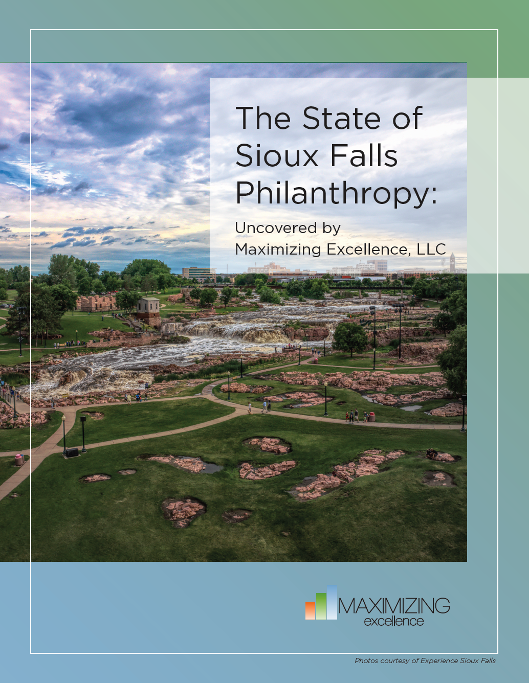 Cover Page of The State of Sioux Falls Philanthropy study.